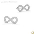 Unendlichkeit Ohrstecker 925 Sterling Silber Ohrringe Infinity Schmuck-Set 3696 