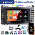 8-Kern 4+64G Autoradio Android Für Mercedes-Benz A/B Klasse Vito W169 W639 W245