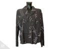 KEKOO Damen Jacke Print ⁂Bubikragen ⁂Lagenlook ⁂Baumwolle Gr: 44-54 mit futter