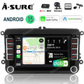 DAB+ CarPlay Autoradio Android 13 Navi Für VW GOLF 5 6 Tiguan Touran Caddy Polo