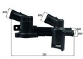 MAHLE Thermostat Kühlmittel BEHR TH 52 für SEAT VW SKODA AUDI GOLF 6 5K1 CADDY 3