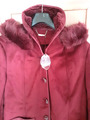 ALFREDO PAULY Jacke, Kurz-Mantel, Velours, Webpelz, Gr. 46, UVP 199,-