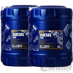 2x10 Liter MOTORÖL MANNOL DIESEL TDI 5W-30 API SN/SM/CF ACEA C2/C3