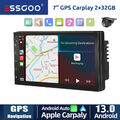 Kamera 2 DIN Apple Carplay Autoradio Android 13 GPS NAV RDS TouchScreen BT 2+32G