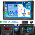 DAB Carplay Android 13 GPS 2+32G Autoradio Kamera Für Audi A4 S4 RS4 8E 8H B6 B7