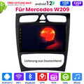 9" Android 12 Autoradio GPS Navi DAB USB RDS Für Mercedes Benz CLK W209 W203