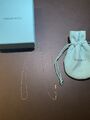 TIFFANY & CO. PLATIN ELSA PERETTI 19" HALSKETTE MIT TASCHE & BOX