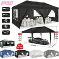 3x3/3x6m Pavillon Wasserdicht Pop-up Faltpavillon Partyzelt Gartenzelt Festzelt