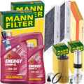 MANN INSPEKTIONSPAKET+6L MANNOL 5W-30 ÖL passend für BMW 1er F40 2er F45 X1 MINI