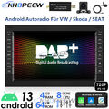 DAB+ 8Core 4+64G Android13 Radio Carplay GPS Für VW Golf 4 Polo 9N T5 Passat B5