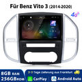 8+256G Android13 10''radio Carplay Für Benz Vito W447 GPS WIFI SWC 4G 8Kern 2k