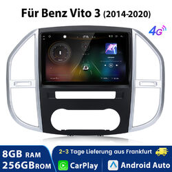 8+256G Android13 10''radio Carplay Für Benz Vito W447 GPS WIFI SWC 4G 8Kern 2k