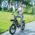 20 Zoll Elektrofahrrad 48V 15AH E-Mountainbike 25km/h Moped E CityBike 7 Gänge