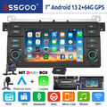 DAB+ 64G Android 13 Carplay Autoradio GPS WIFI BT RDS Für  BMW E46 M3 Rover MGZT