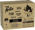 FELIX Katzenfutter nassfutter in Gelee, Sorten-Mix, 120er Pack 10.2 kg 