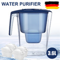 LONENSSL Wasserkanne Aluna Cool White 3.6L blau inkl 1x Maxtra Plus Wasserfilter