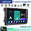 32G Android 13 Autoradio Carplay GPS Navi RDS Für VW GOLF 5 6 Touran Polo 6R EOS