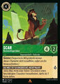 Disney Lorcana TCG Card - Scar - Rachsüchtiger Löwe 93/204 - Rare