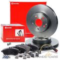 BREMBO BREMSSCHEIBEN +BELÄGE +VWK VORNE FÜR MERCEDES C-KLASSE W204 E-KLASSE W212