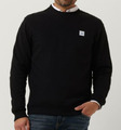 SCOTCH & SODA Herren Pullover Sweatshirt Sweater Crewneck Essential Gr S schwarz