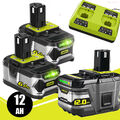 12,0Ah 18V Akku für RYOBI One Plus Lithium RB18L50 P108 8.0Ah 6.0Ah / Ladegerät