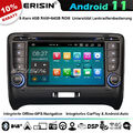 8-Kern Android 11.0 GPS Autoradio Navi für AUDI TT MK2 DVD DAB+ DSP CarPlay 64GB