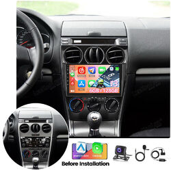 6G+128G Carplay Für Mazda 6 GG GY 2002-2008 Autoradio Android 13 GPS Kamera DAB+