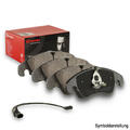 BREMBO Bremsbeläge Bremsbelagsatz Bremsklötze PRIME LINE Vorne P 85 062