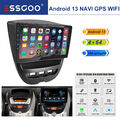 Android Apple Carplay 4+64G Autoradio GPS Für Toyota Aygo Peugeot 107 Citroen C1