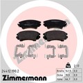 1x ORIGINAL® Zimmermann 24412.190.2 Bremsbelagsatz, Scheibenbremse Vorne, inkl.