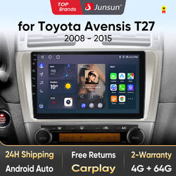 4G+64GB Für Toyota Avensis T27 2009-15 Android 13 Autoradio CarPlay GPS Navi 4G