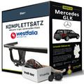 Für MERCEDES GLK Typ X204 Anhängerkupplung starr +eSatz 13pol uni. 08- NEU