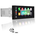 Mit DAB+ 6.9 Zoll Single 1 DIN Android 13.0 Carplay Autoradio Nav GPS WiFi FM BT