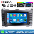 Android 13 Carplay Autoradio GPS 64G Cam Für Mercedes Benz A/B Klasse W169 W245