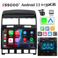 Android13 Carplay 9" Autoradio Für VW Touareg 2003-2010 KAM GPS NAVI FM WIFI 32G