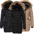 Geographical Norway Damen Winter Mantel Jacke Coat Parka Steppmantel Anorak