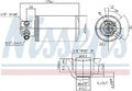 Klimaanlagen-Trockner Aluminium 95230 NISSENS für MERCEDES-BENZ VW