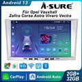 Android 13 Autoradio GPS Für Opel Zafira B Corsa C D Astra G H Vivaro Vectra C