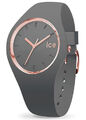 Ice-Watch ICE 015336 Glam colour grey Medium Damenuhr neu Silikon Uhr grau M4