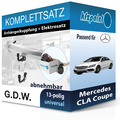 Für Mercedes CLA Coupe 2013-2019 G.D.W. Anhängerkupplung abnehmbar + 13polig neu