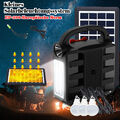 Tragbare Stromerzeuger Powerstation Solar Generatoren Solarpanel mit 3 Lampe