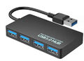 USB Hub 3.0 Verteiler 4 Port Splitter Datenhub SuperSpeed für Laptop PC 4-IN-1