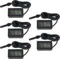 5x Mini Thermometer Hygrometer Thermo-Hygrometer Messung Digital mit 1,5m Fühler