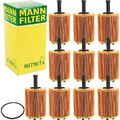 10x MANN HU719/7x ÖLFILTER für VW GOLF BORA PASSAT SEAT SKODA AUDI A2 A3 A4 A6