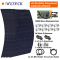 600W Wechselrichter|400W Flexible Solarpanel Balkonkraftwerk Solarmodule PV Mono