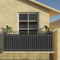 Sichtschutzmatte Sichtschutzzaun PVC Wetterfest Sichtschutz für Balkon Garten