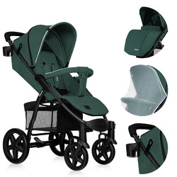 LIONELO® Kinderwagen Buggy bis 22 kg mit Liegefunktion zusammenklappbar Fußdecke