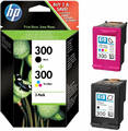 Original HP 300 / 300xl Druckerpatronen DeskJet D1660 F2420 PhotoSmart C4650 Set