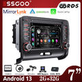 Autoradio Für Audi TT MK2 2006-12 Android 13 2+32G Carplay ASP GPS WiFi DAB+ Kam