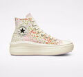 Converse Damenschuhe Chuck Taylor All Star Move Plateau mit Blumenmuster 